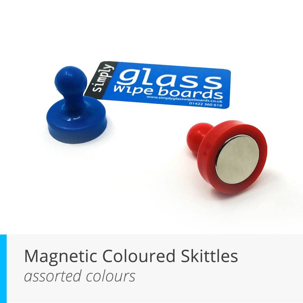 Magnetic Coloured skittles- assorted colours