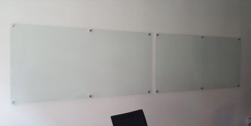 Clear glass wipe board