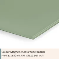 Colour Magnetic Glass Board