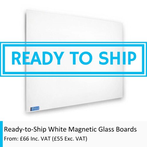 Ready To Ship Magnetic Glass Wipe Boards