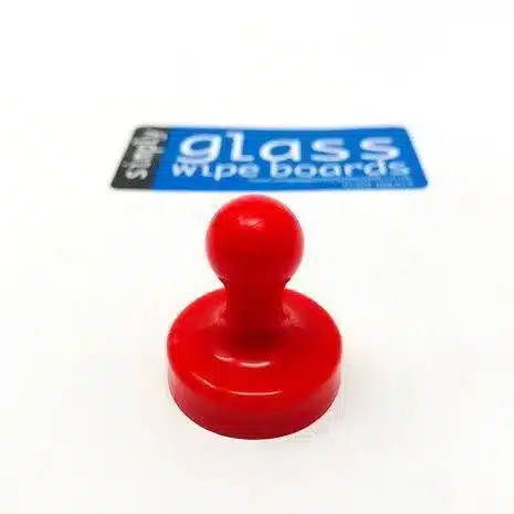 red glass wipe boards