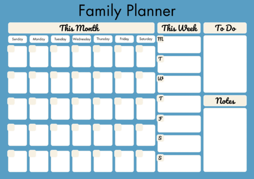 Planner notice board