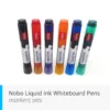 Set of six Nobo marker pens