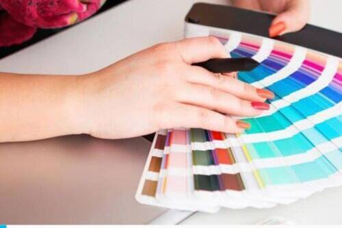 photo of a RAL colour chart