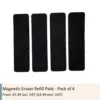 Magnetic Eraser Refill Pads - Pack of 4