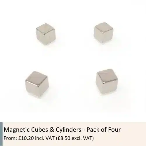 Magnetic Cubes and Cylinders