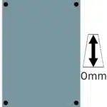 FLUSH STAND OFF FIXINGS (Flat to the wall)